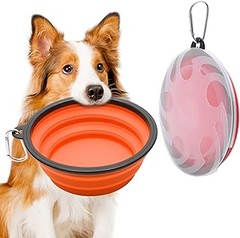 Instrucciones para usar un comedero de viaje para mascotas