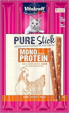 Comparativa de marcas de snacks en barritas para gatos