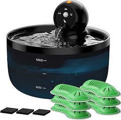 Fuentes de agua recargables para mascotas