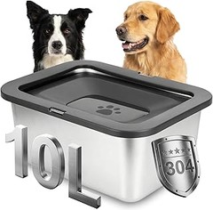 Reseñas de usuarios sobre bebederos de acero inoxidable para perros