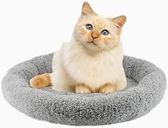 Beneficios de optar por una cama redonda para tu gato