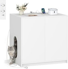 Pros y contras de usar muebles para arenero de gatos