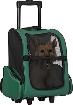 Pros y contras de usar transportines con ruedas para mascotas