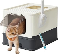 Pros y contras de usar un arenero cerrado para tu gato