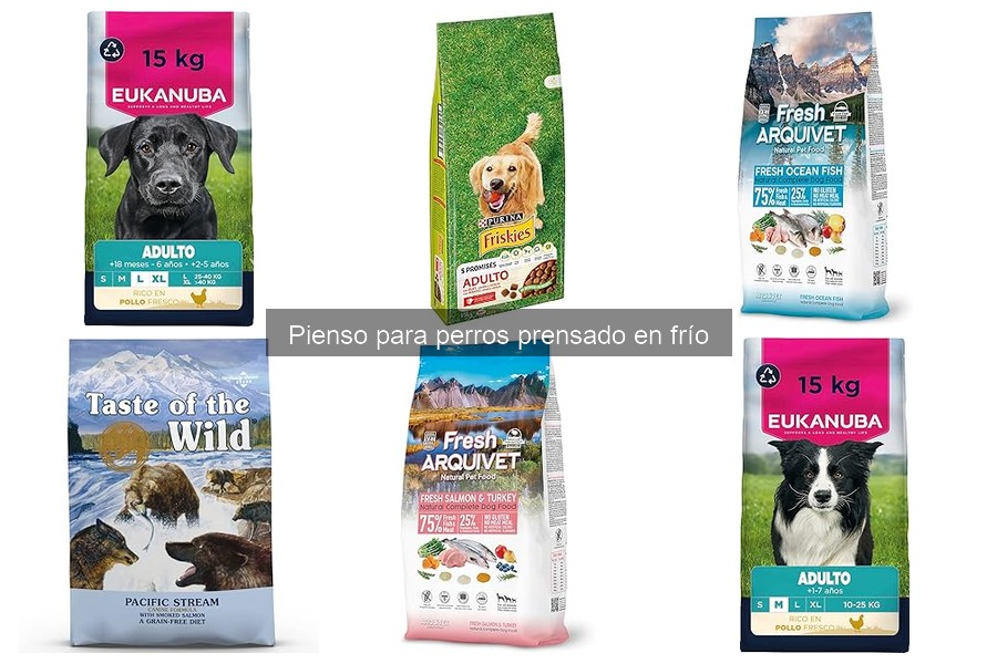 Almacenamiento adecuado del pienso prensado en frío para perros