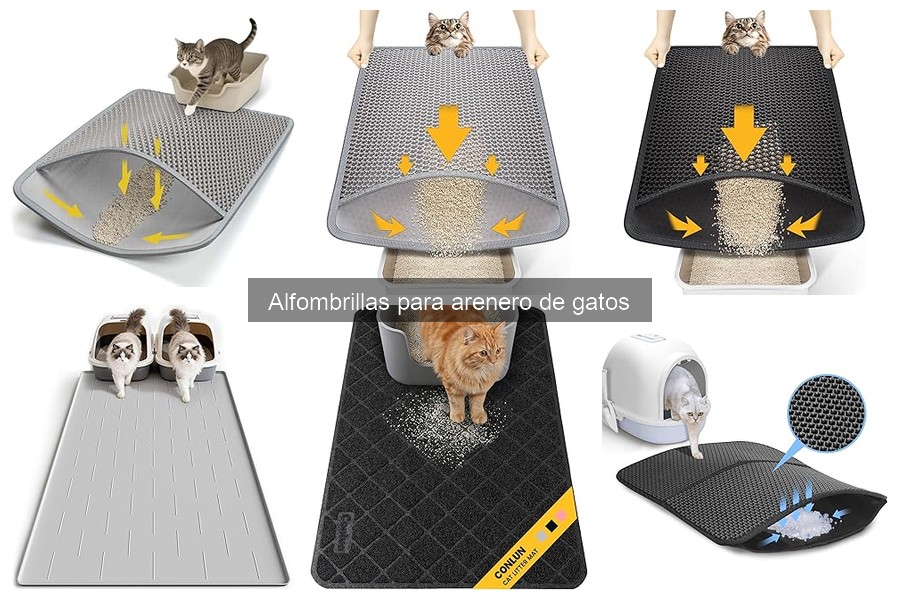 Alternativas a las alfombrillas para arenero de gatos