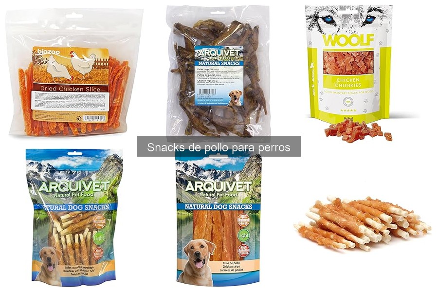 Alternativas Saludables a Snacks de Pollo para Perros