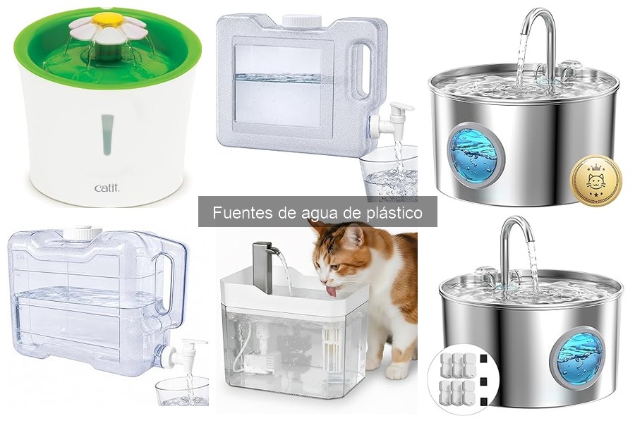 Beneficios de las fuentes de agua de plástico para mascotas