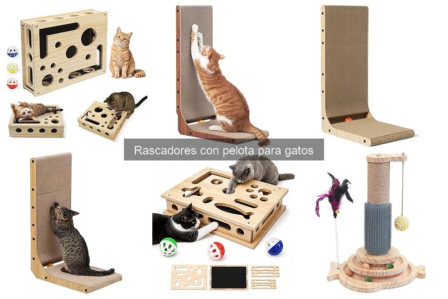 Beneficios de los Rascadores con Pelota para Gatos