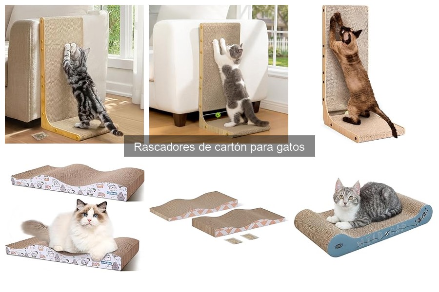 Beneficios de los rascadores de cartón para gatos