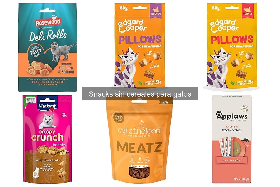 ** Beneficios de los Snacks Sin Cereales para Gatos: Mejora su Salud