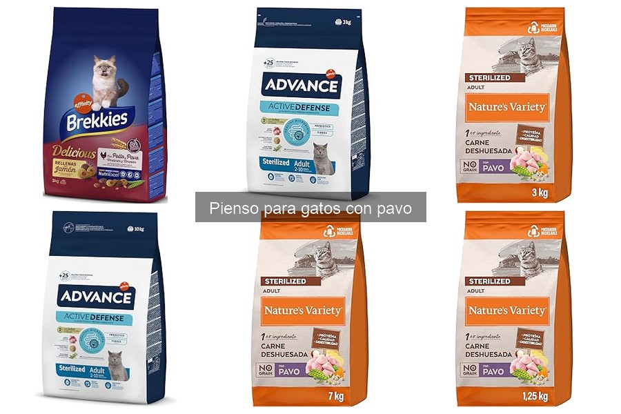 Beneficios del pienso para gatos con pavo