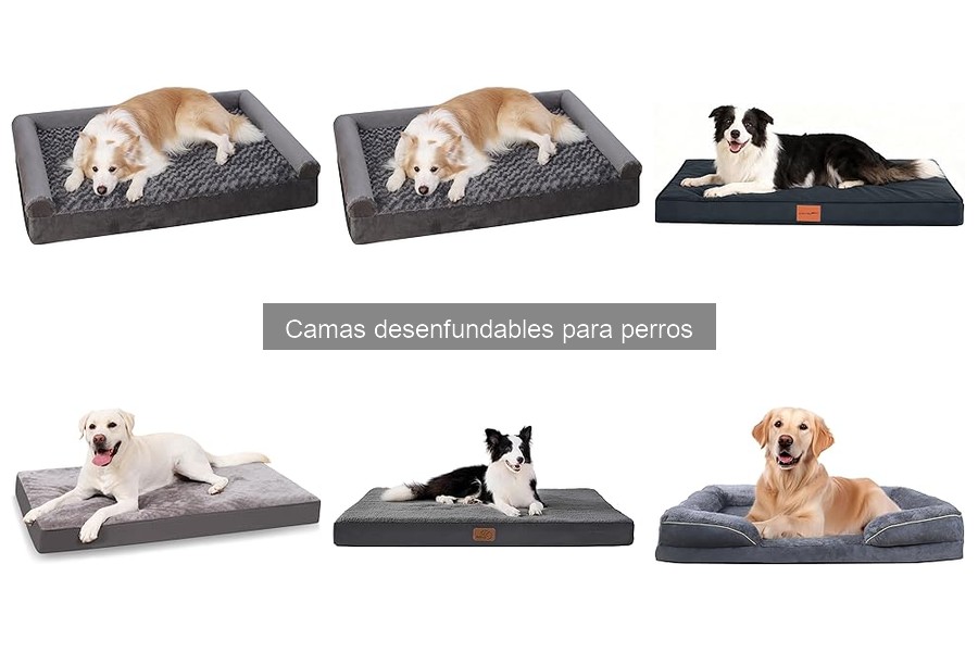Características de camas desenfundables para perros grandes