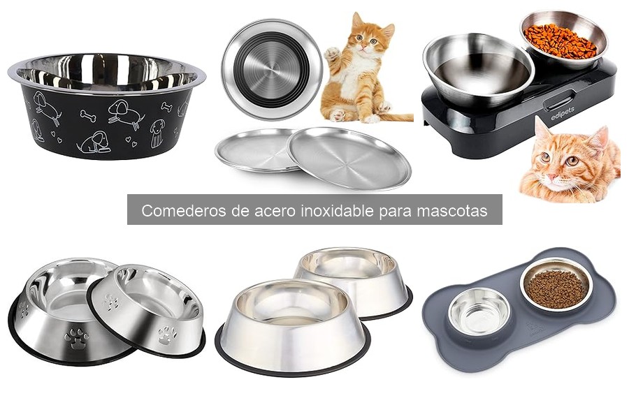 Comederos de acero inoxidable para mascotas: beneficios y características