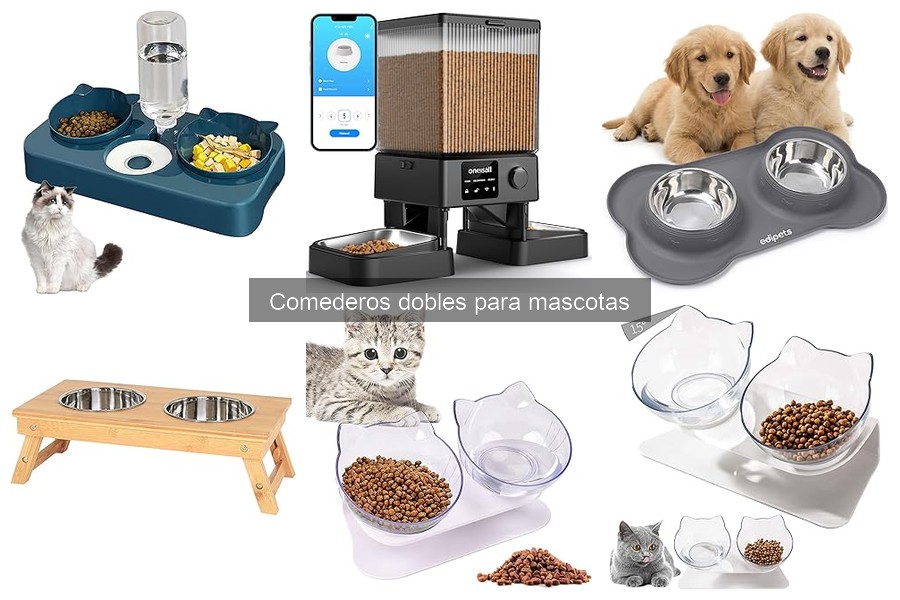 Comederos dobles: ¿Regulan la alimentación de tus mascotas?