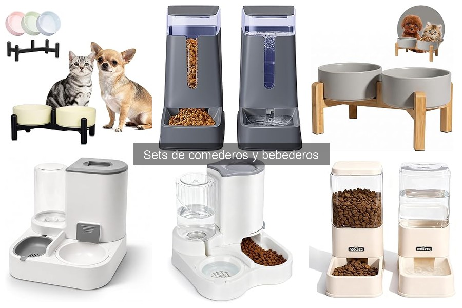 Comederos y bebederos para mascotas con sensibilidad alimentaria