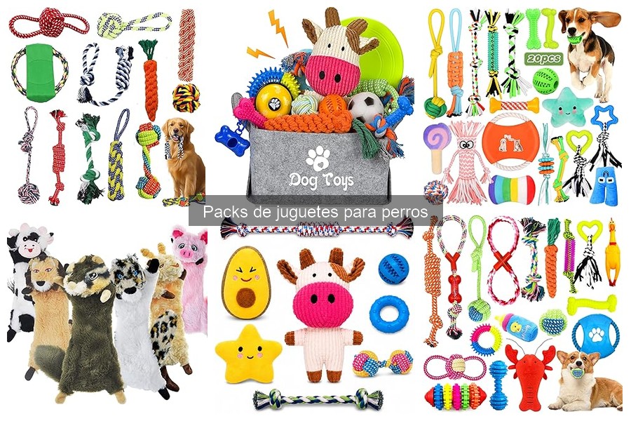 Cómo elegir el mejor pack de juguetes para tu perro