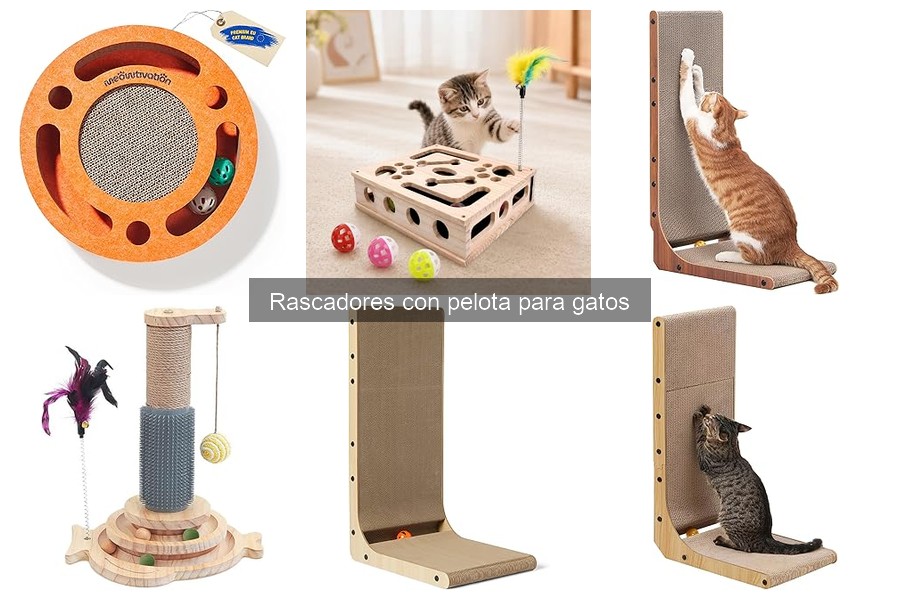 Cómo elegir el rascador con pelota ideal para tu gato