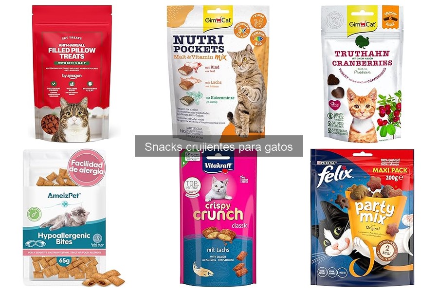 Cómo elegir el snack crujiente ideal para tu gato