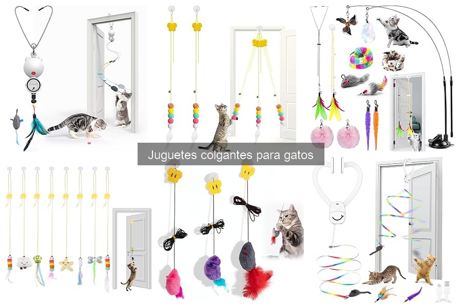 Cómo instalar y usar juguetes colgantes para gatos