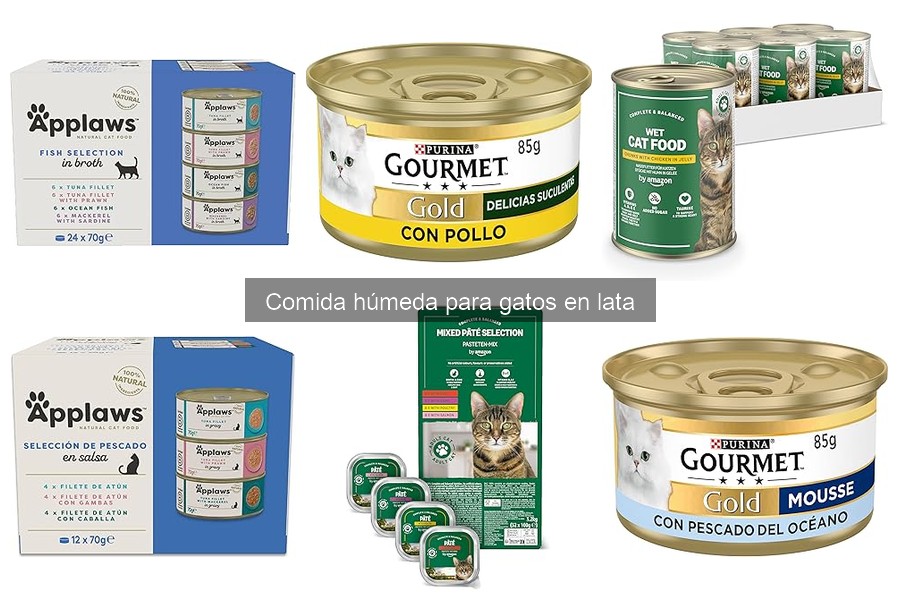 Comparativa de Comida Húmeda para Gatos en Lata