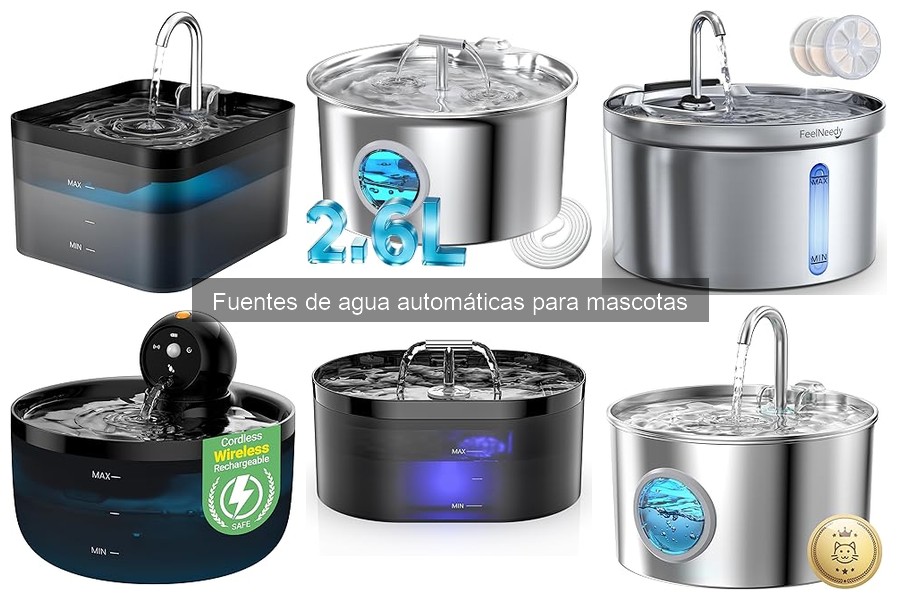 Comparativa de Fuentes de Agua Automáticas para Mascotas