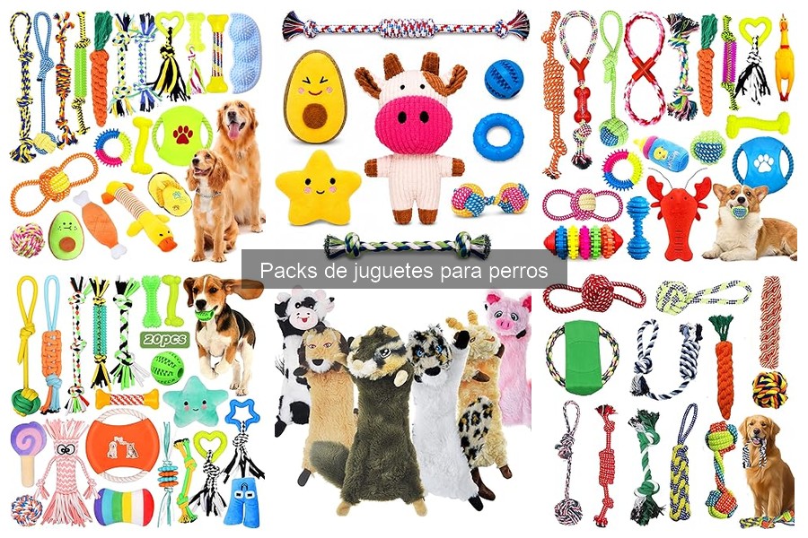 Comparativa de Packs de Juguetes para Perros: Mejores Marcas