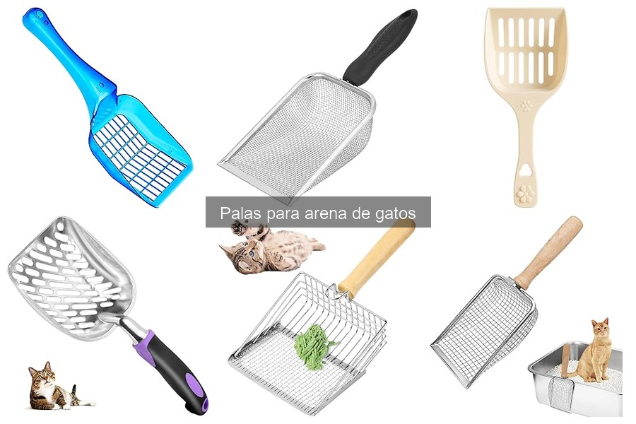 Comparativa de palas para arena de gatos: características y precios