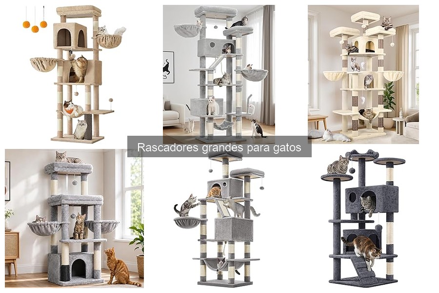 Comparativa de Rascadores Grandes para Gatos: Opiniones y Precios