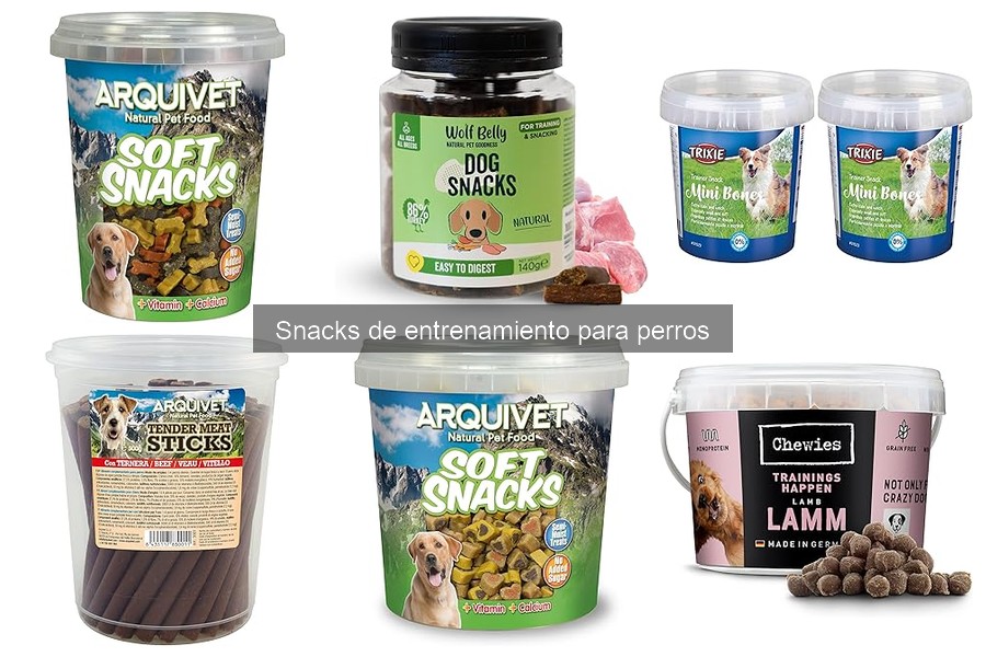 Comparativa de Snacks de Entrenamiento para Perros