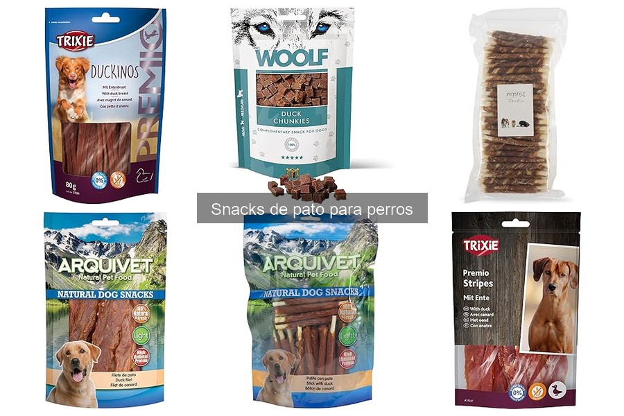 Comparativa de Snacks de Pato y Otras Carnes para Perros