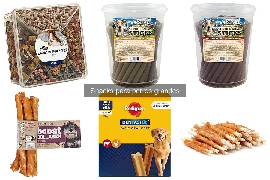 Comparativa de Snacks para Perros Grandes: Calidad y Precio