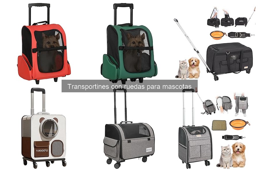 Comparativa de Transportines con Ruedas para Mascotas