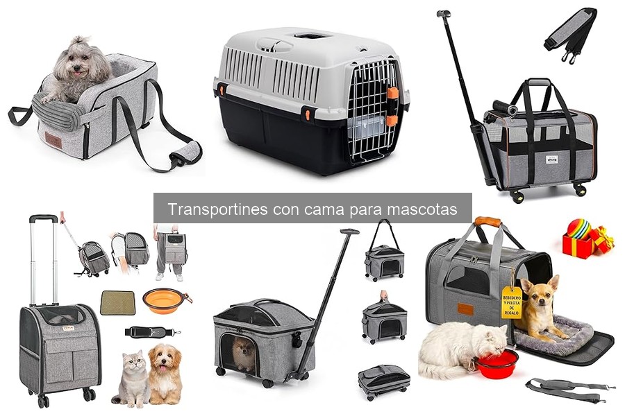 Compra transportines con cama para mascotas al mejor precio