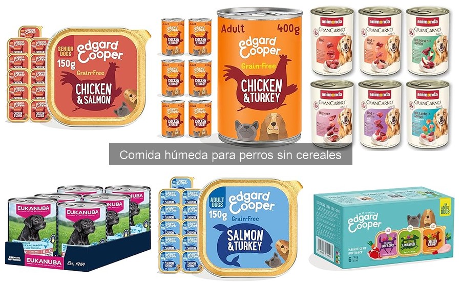 ¿Cuánto cuesta la comida húmeda para perros sin cereales?