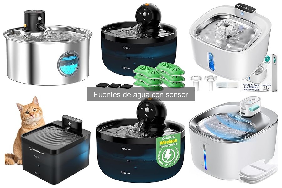 ¿Cuánto cuesta una fuente de agua con sensor para mascotas?