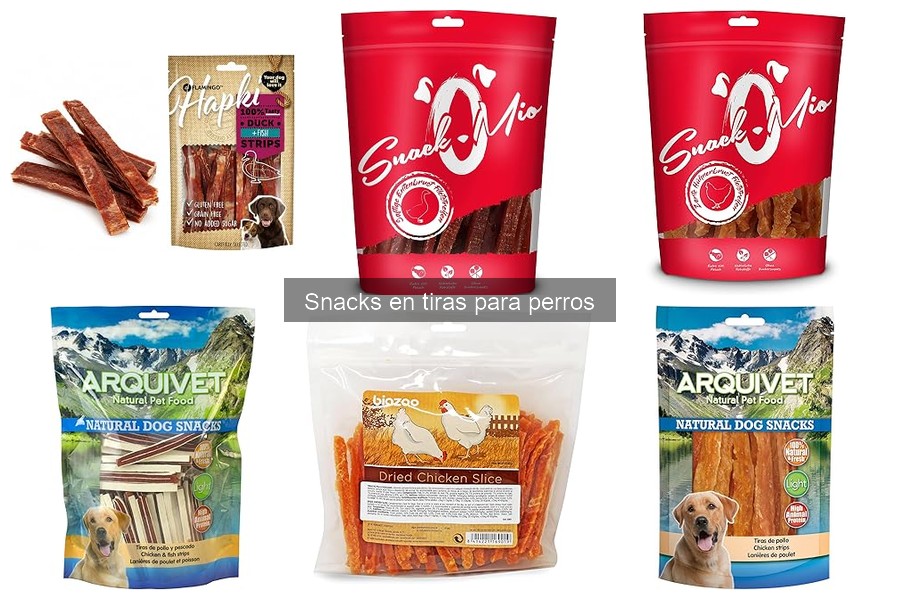 Descubre los Tipos de Snacks en Tiras para Perros