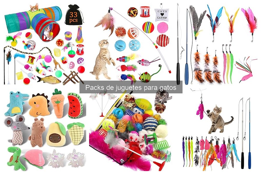 Dónde comprar packs de juguetes para gatos con descuento
