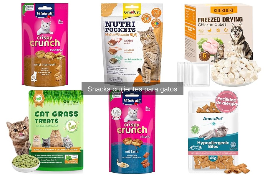 Dónde comprar snacks crujientes para gatos baratos
