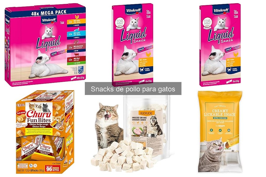 Dónde comprar snacks de pollo para gatos al mejor precio