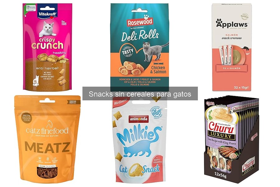 Dónde comprar snacks sin cereales para gatos a buen precio
