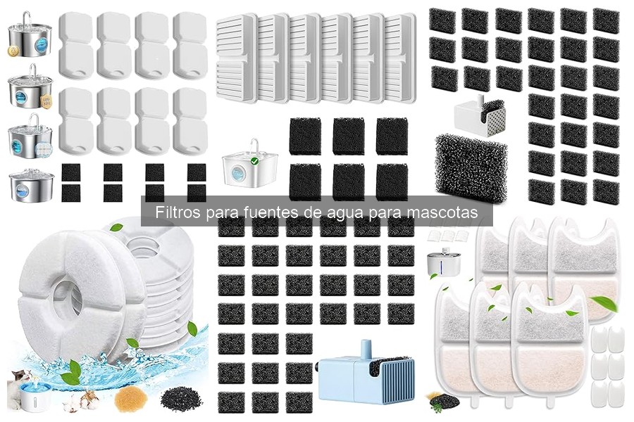Frecuencia ideal para cambiar filtros de fuentes de agua