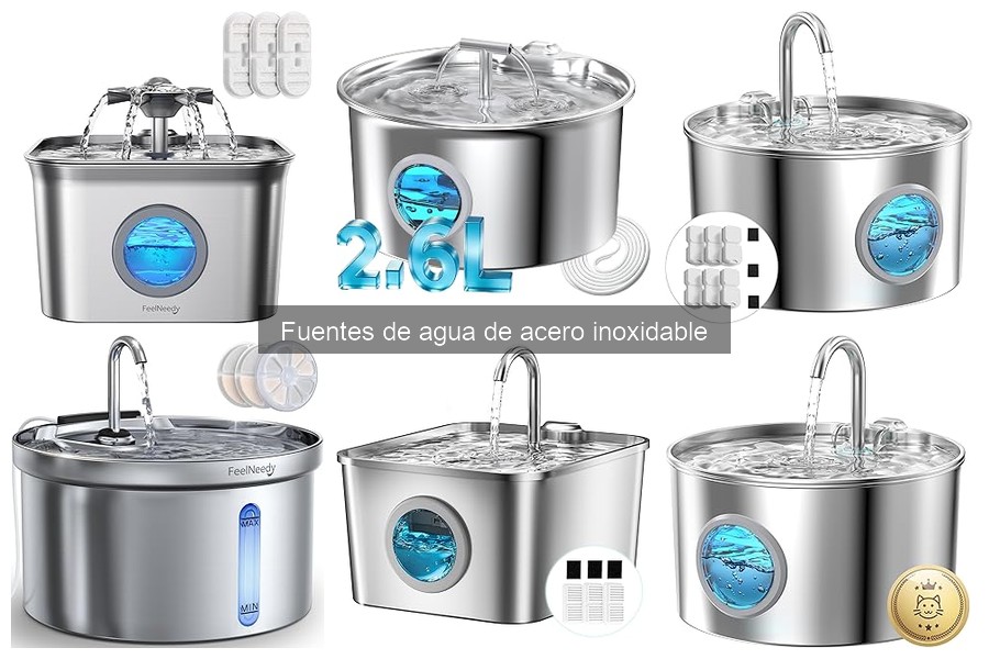 Fuentes de agua de acero inoxidable: ¿Aptas para exteriores?