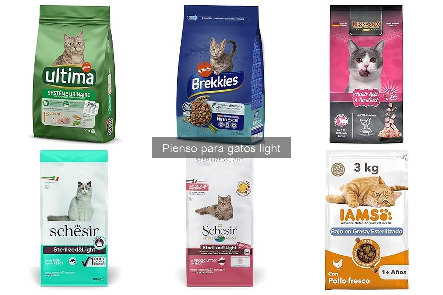 ** Guía para elegir el mejor pienso light para gatos