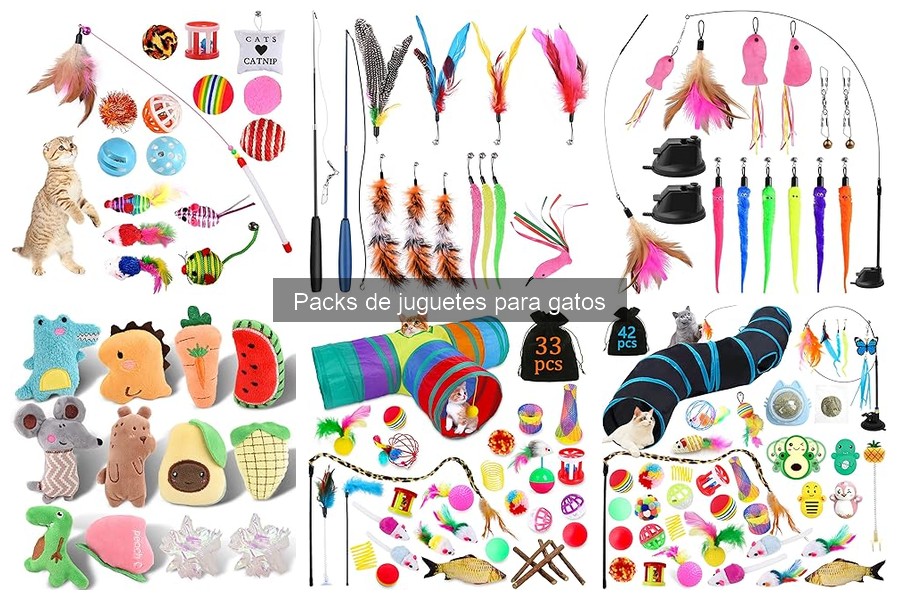 Guía para elegir el pack de juguetes perfecto para tu gato