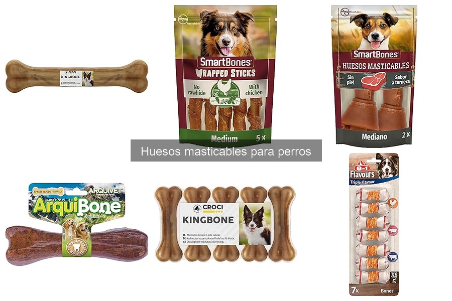 Huesos masticables seguros para perros con alergias