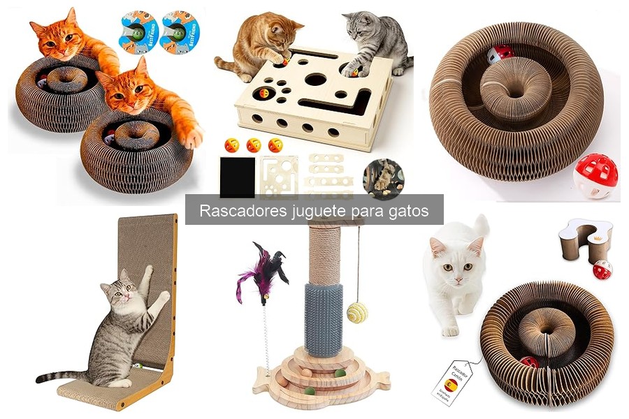Ingredientes no tóxicos en rascadores y juguetes para gatos