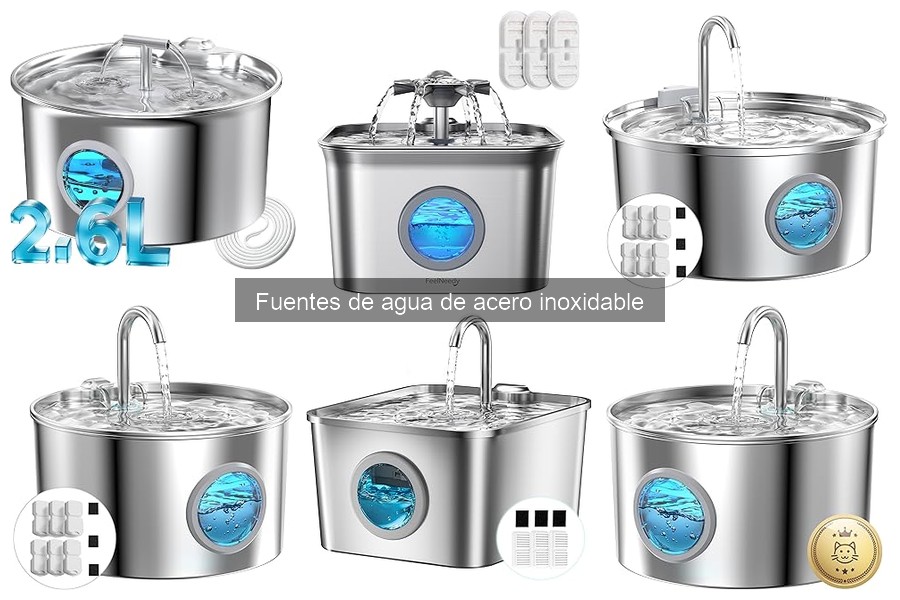 La importancia de la circulación del agua en fuentes de acero inoxidable