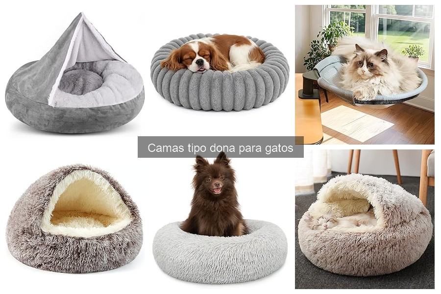 Mejores camas tipo dona para gatos: comparativa 2023