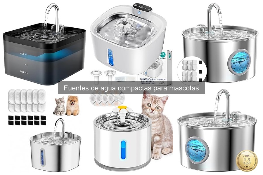 Mejores fuentes de agua compactas para gatos en 2023